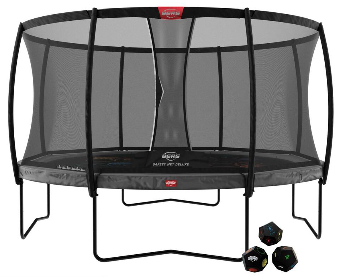Батут BERG Champion Regular 430 Grey Levels + защитная сетка Safety Net Deluxe, Серый, Champion Regular 430 Grey Levels + защитная сетка Safety Net Deluxe
Батут BERG Champion Regular 430 Grey Levels + защитная сетка Safety Net Deluxe, Серый, Champion Regular 430 Grey Levels + защитная сетка Safety Net Deluxe
