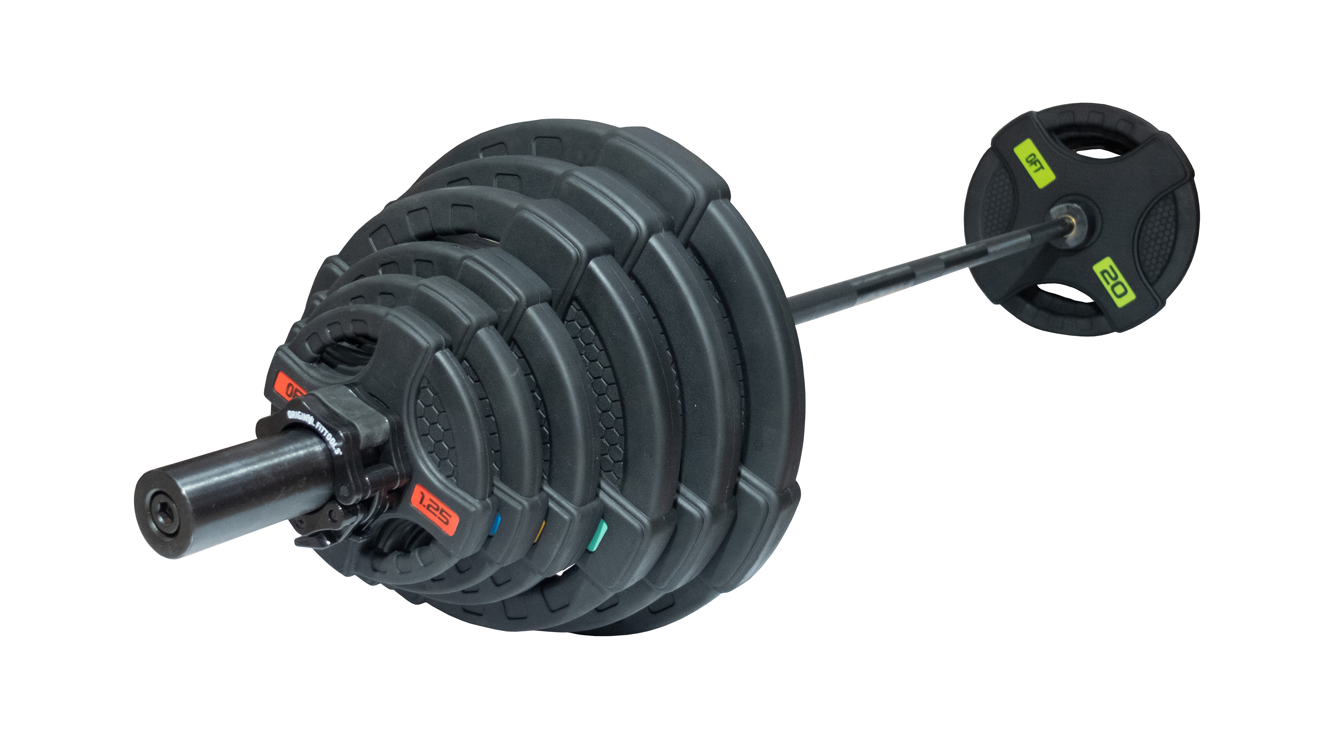 Штанга олимпийская OriginalFitTools 128 кг (диски с двумя хватами, черный гриф), FitTools 128 кг (диски с двумя хватами, черный гриф)
Штанга олимпийская OriginalFitTools 128 кг (диски с двумя хватами, черный гриф), FitTools 128 кг (диски с двумя хватами, черный гриф)