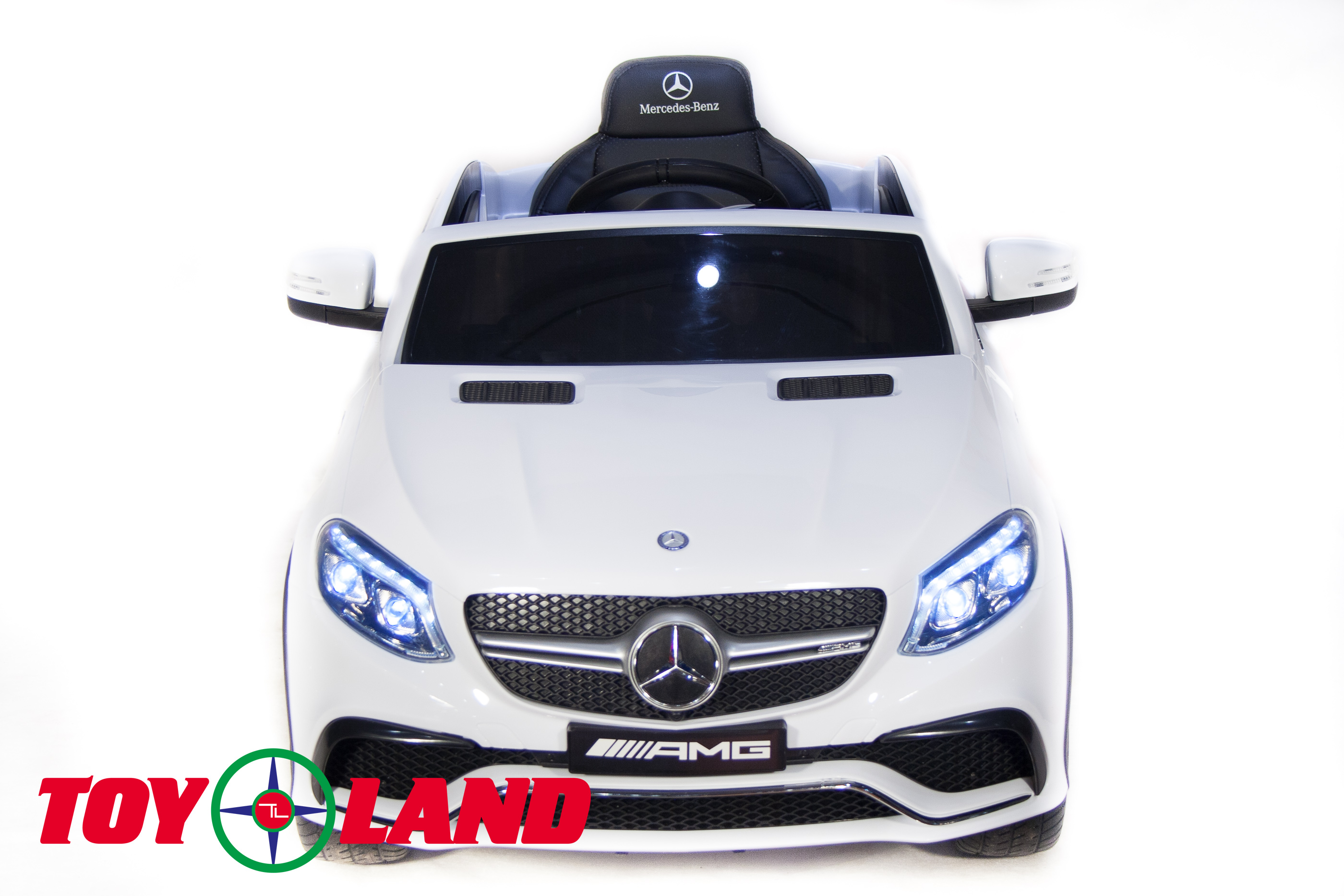 Детский электромобиль ToyLand Mercedes-Benz AMG GLE63S Coupe белый