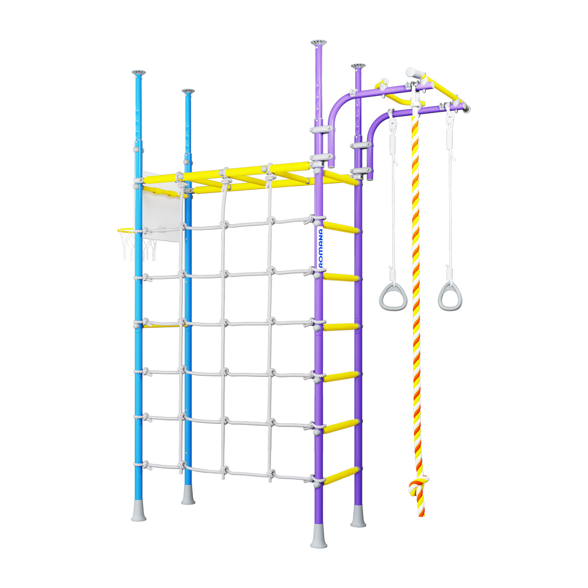 Домашний спортивный комплекс Romana R4 сиреневоголубой