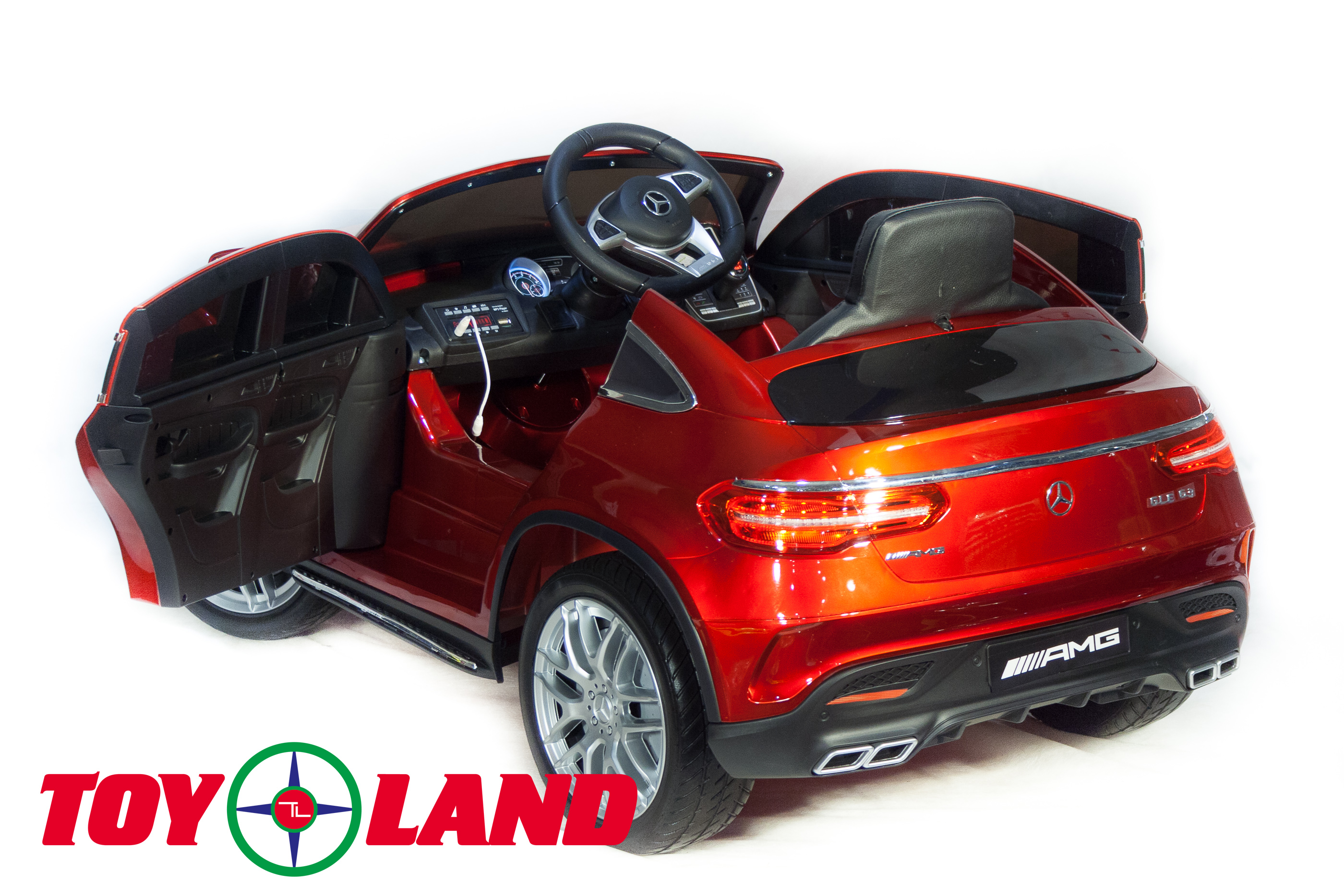 Детский электромобиль ToyLand Mercedes-Benz AMG GLE63S Coupe красный краска