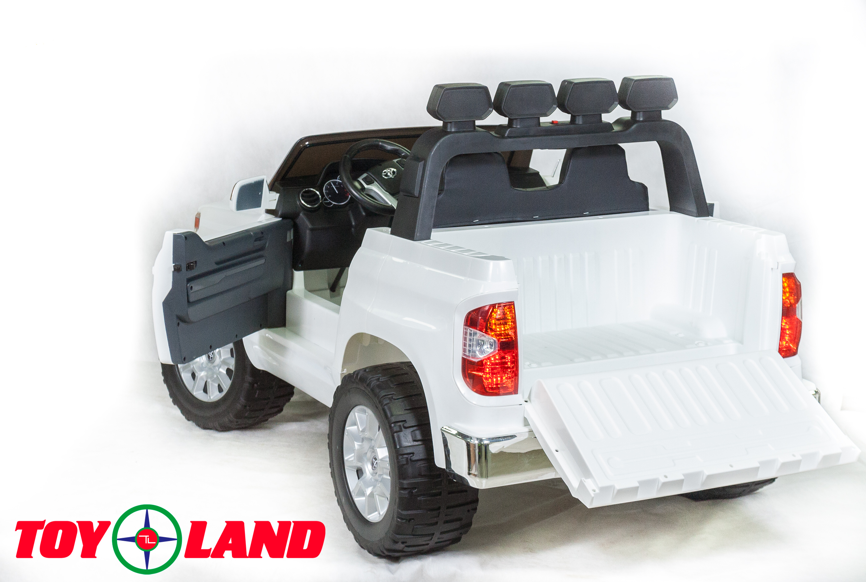 Детский электромобиль ToyLand TOYOTA TUNDRA белый