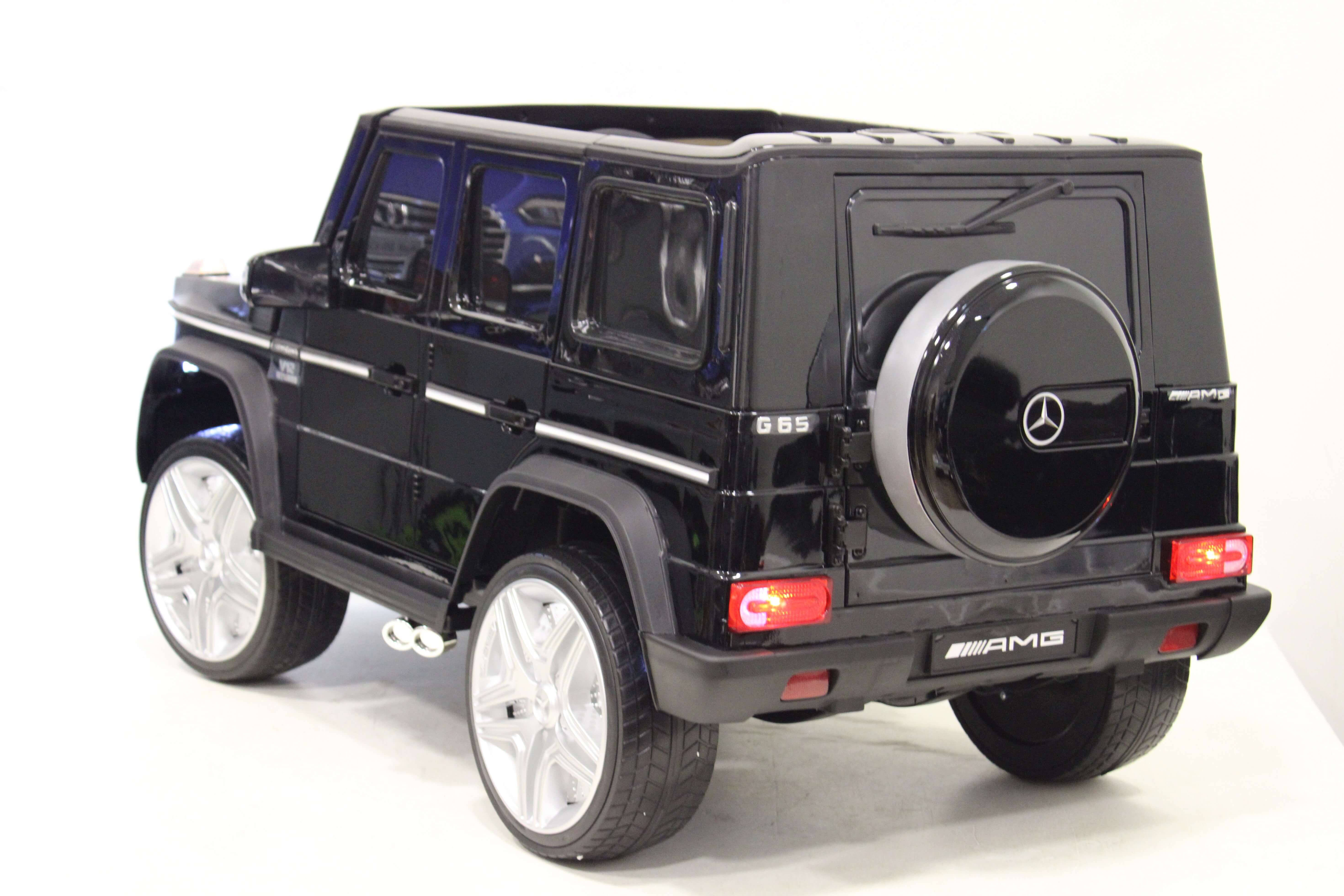 Электромобиль RiverToys Mercedes-Benz G65 AMG 4WD черный