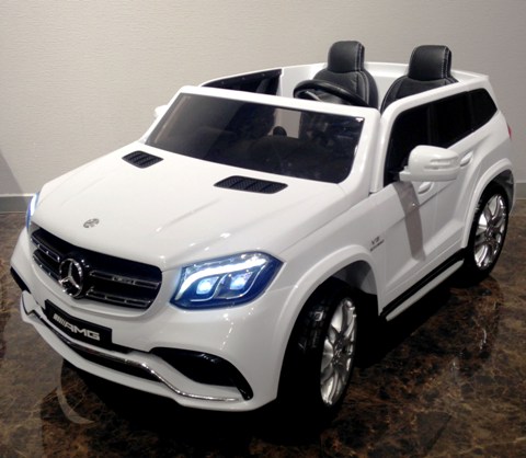 Детский электромобиль ToyLand Mercedes-Benz GLS63 AMG белый