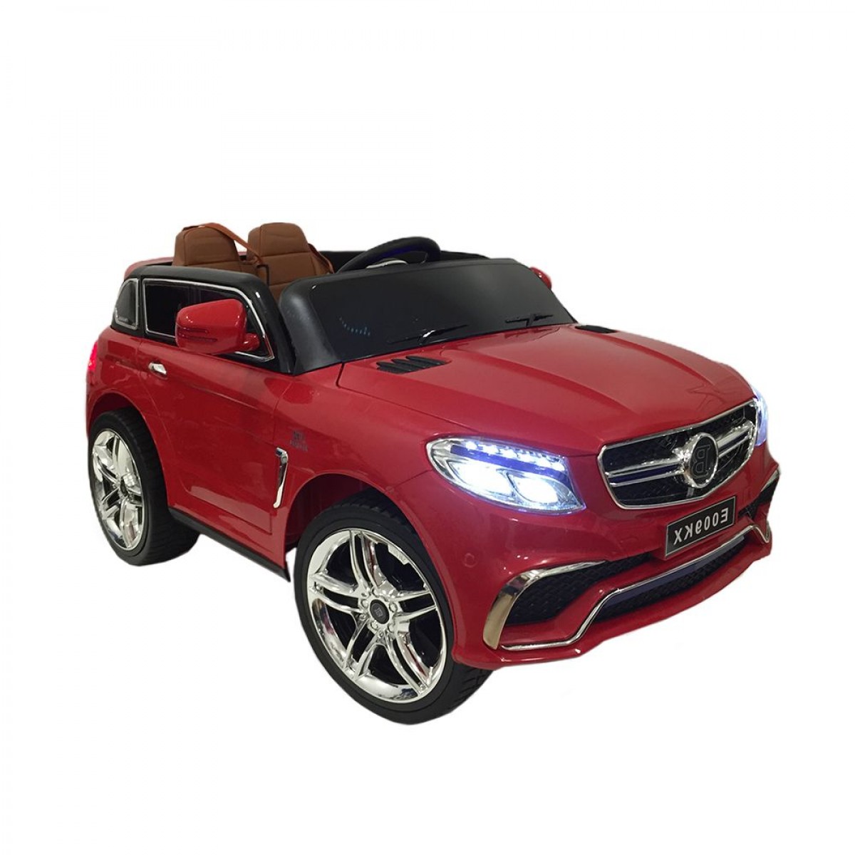 Электромобиль RiverToys Mercedes E009KX вишневый глянец