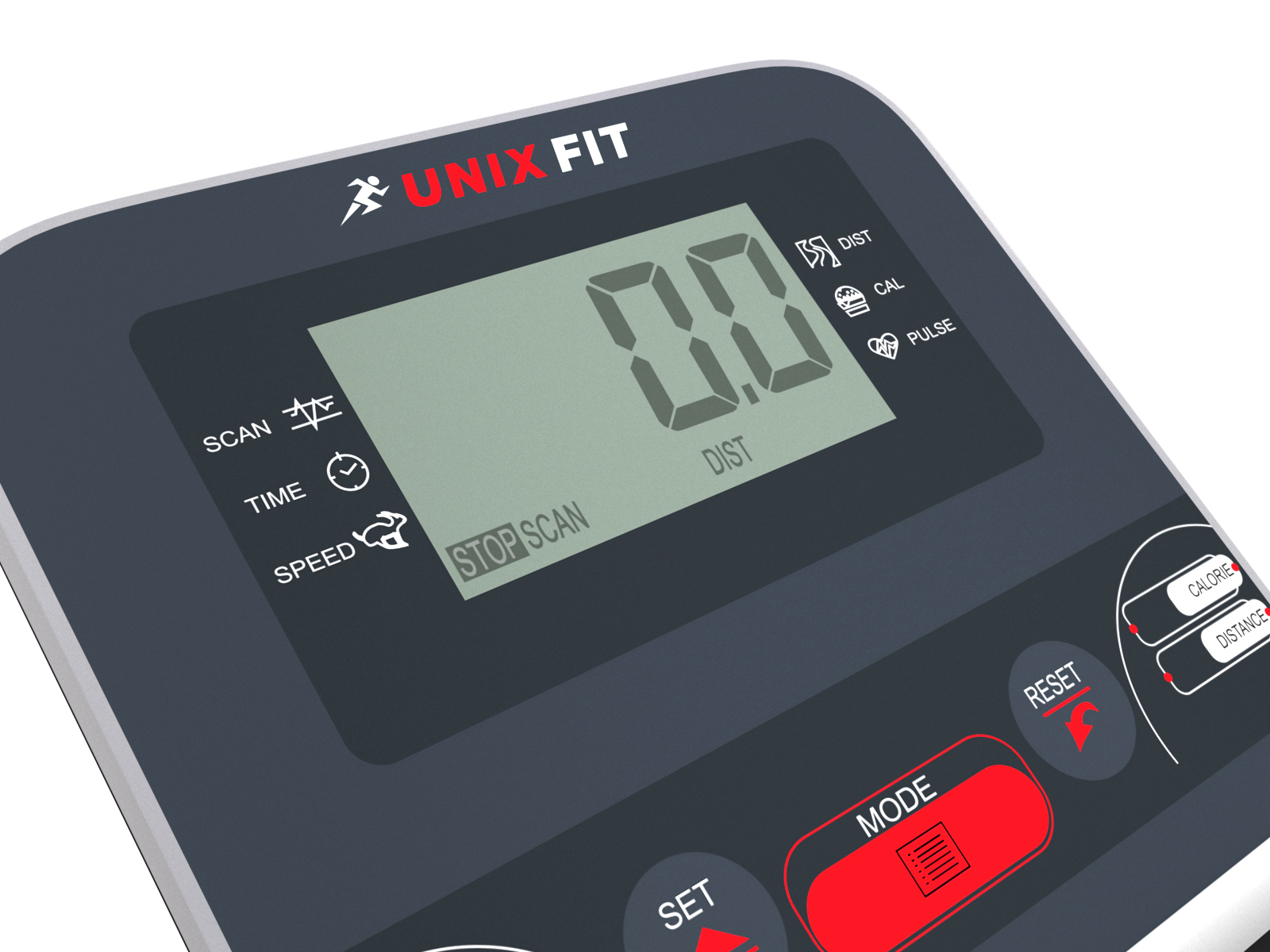 Эллиптический тренажер UNIXFIT SL-400X White