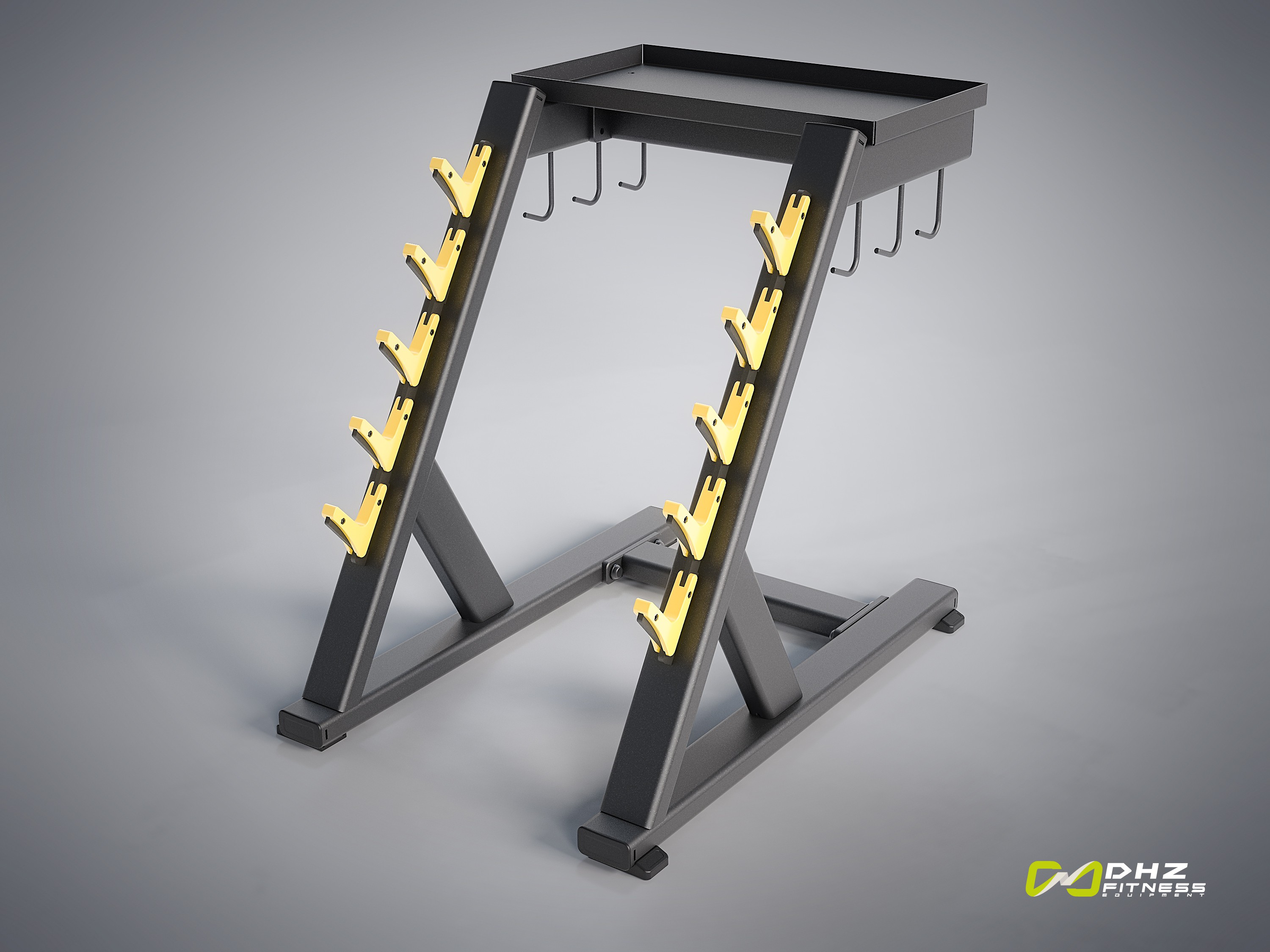 

Стойка для штанг и аксессуаров DHZ Handle Rack E-1053В, Handle Rack E-1053В