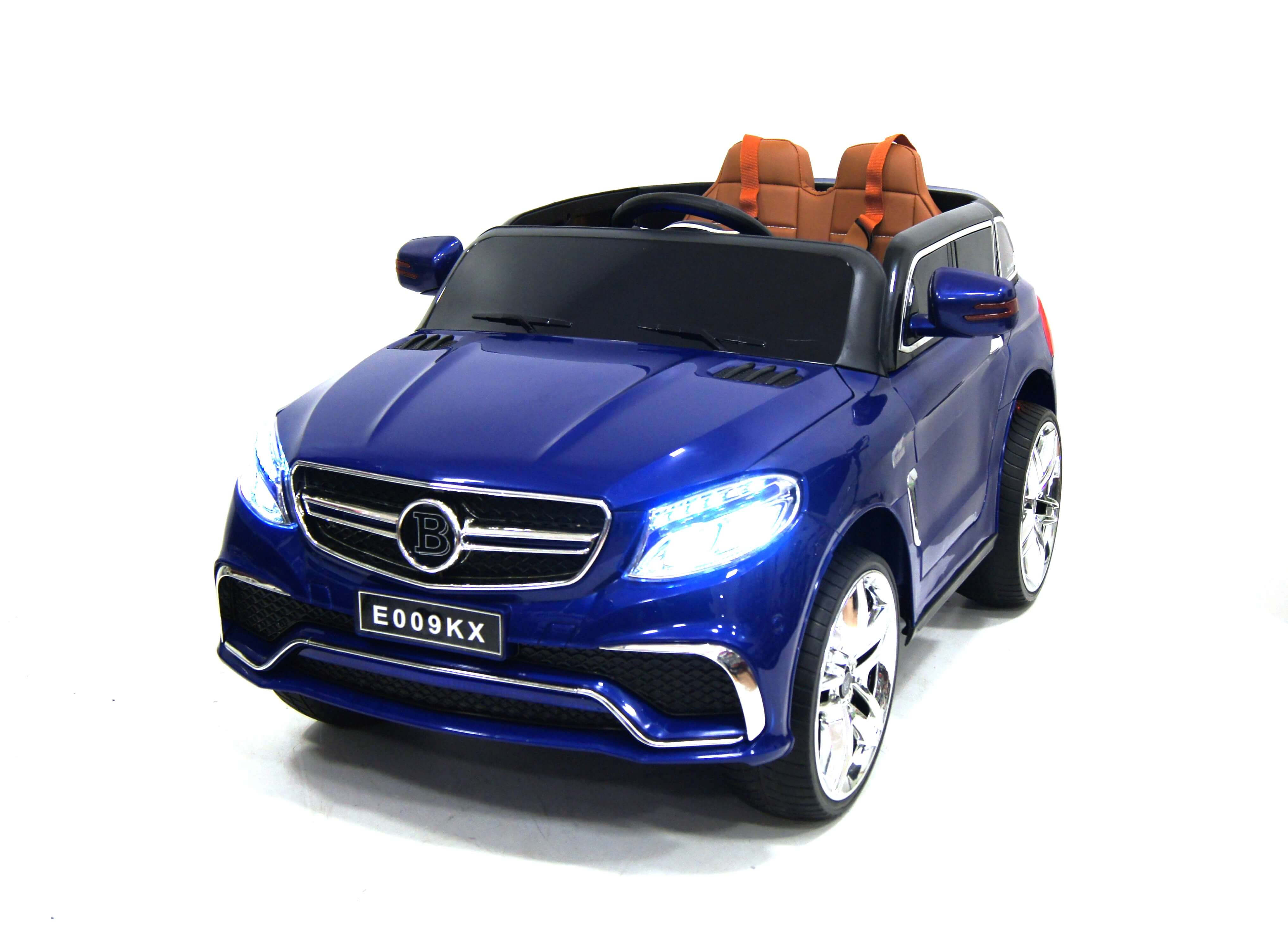 Электромобиль RiverToys Mercedes E009KX синий глянец