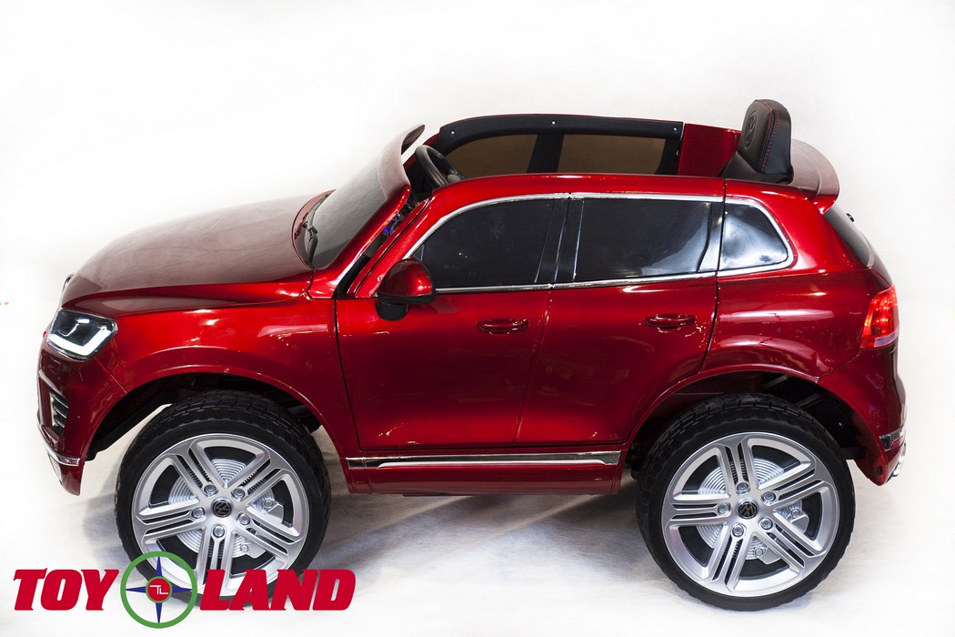 Детский электромобиль ToyLand Volkswagen Touareg красный (краска)