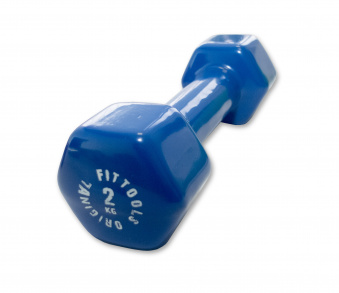 

Гантель в виниловой оболочке Original Fittools 2 кг (Цвет - синий), 2 кг (Цвет - синий)