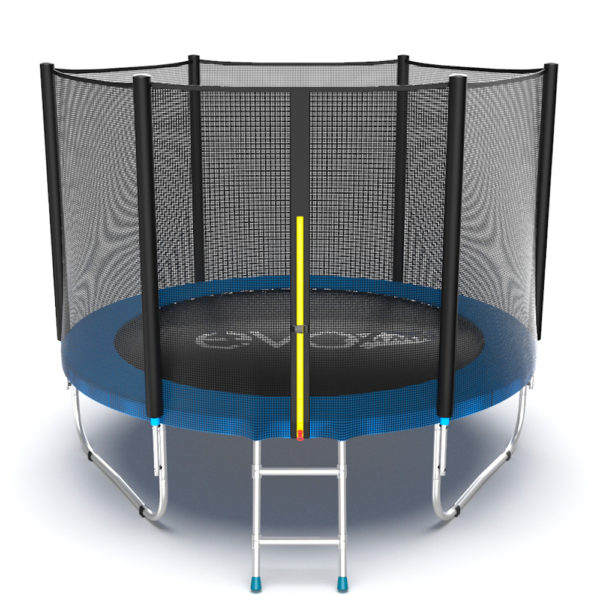 

Батут с внешней сеткой и лестницей EVO JUMP External 8ft (Blue), Синий, External 8ft (Blue)