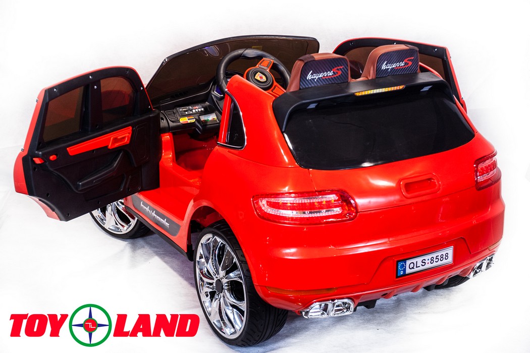 Электромобиль ToyLand Porsche Macan QLS 8588 красный