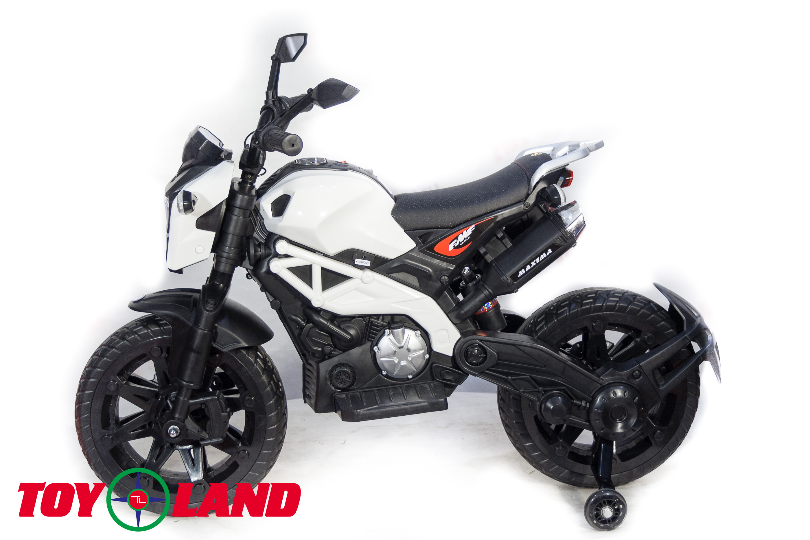 Электромотоцикл ToyLand Moto Sport DLS01 белый