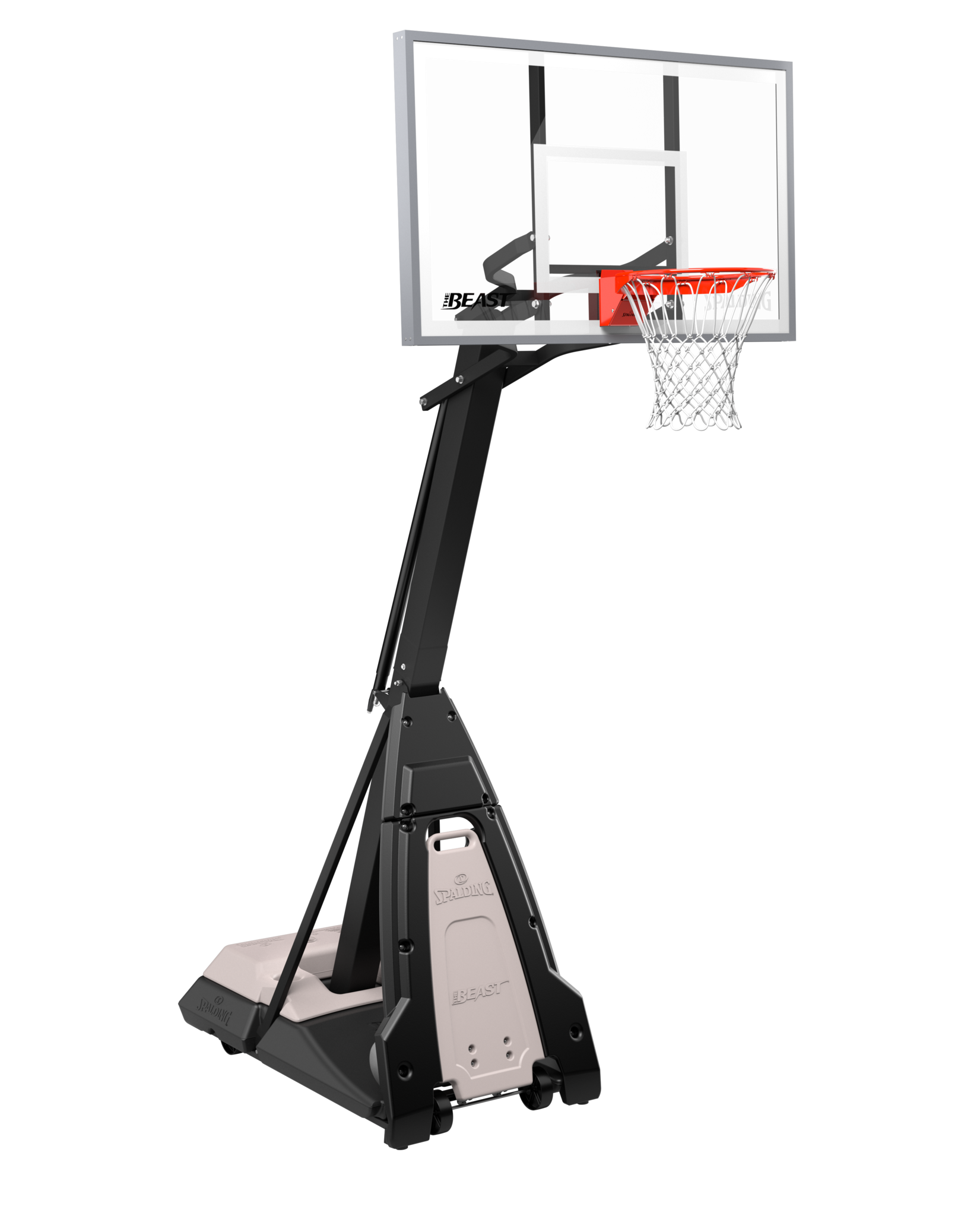 Баскетбольная стойка мобильная Spalding THE BEAST PORTABLE - 60'' GLASS