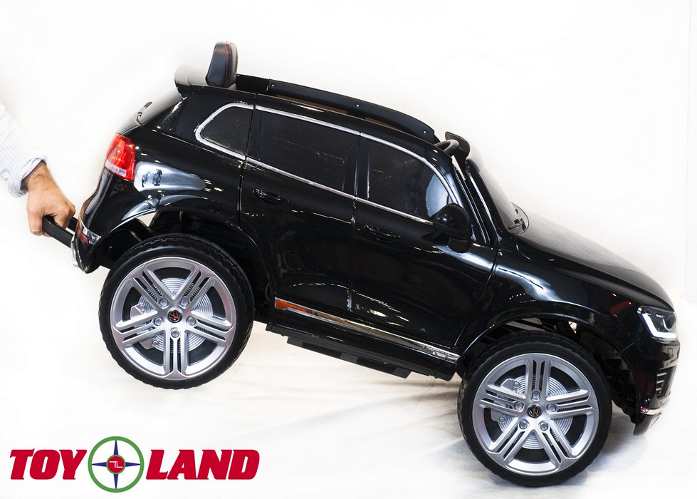 Детский электромобиль ToyLand Volkswagen Touareg черный (краска)