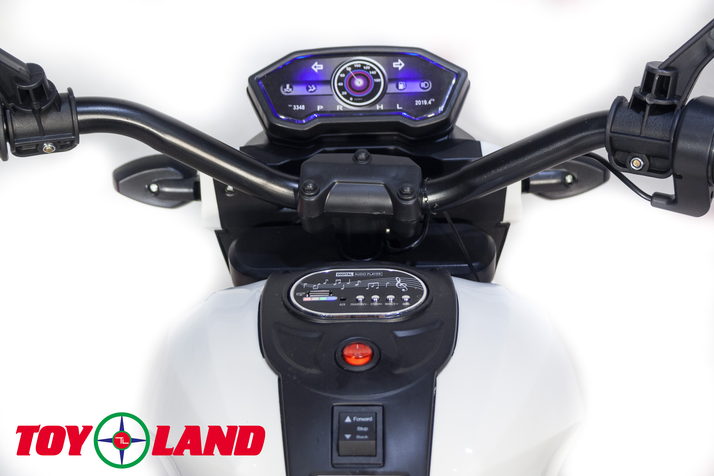 Электромотоцикл ToyLand Moto Sport DLS01 белый