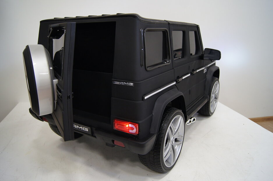 Электромобиль RiverToys Mercedes-Benz G65 AMG черный матовый