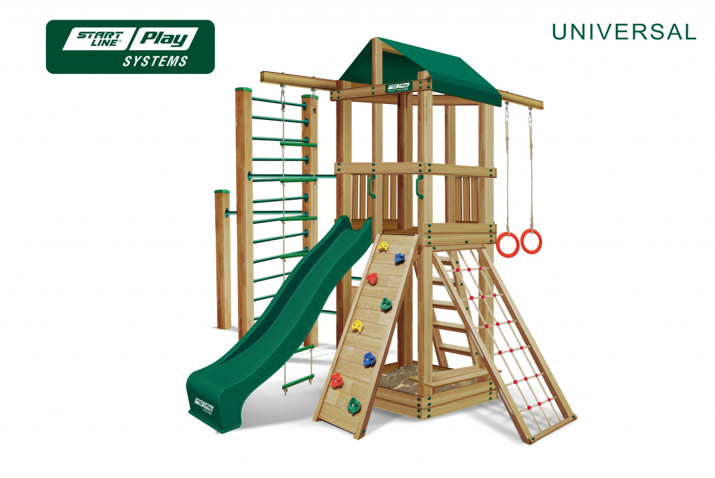 

Детский городок UNIVERSAL премиум Север (green), Зеленый, UNIVERSAL green