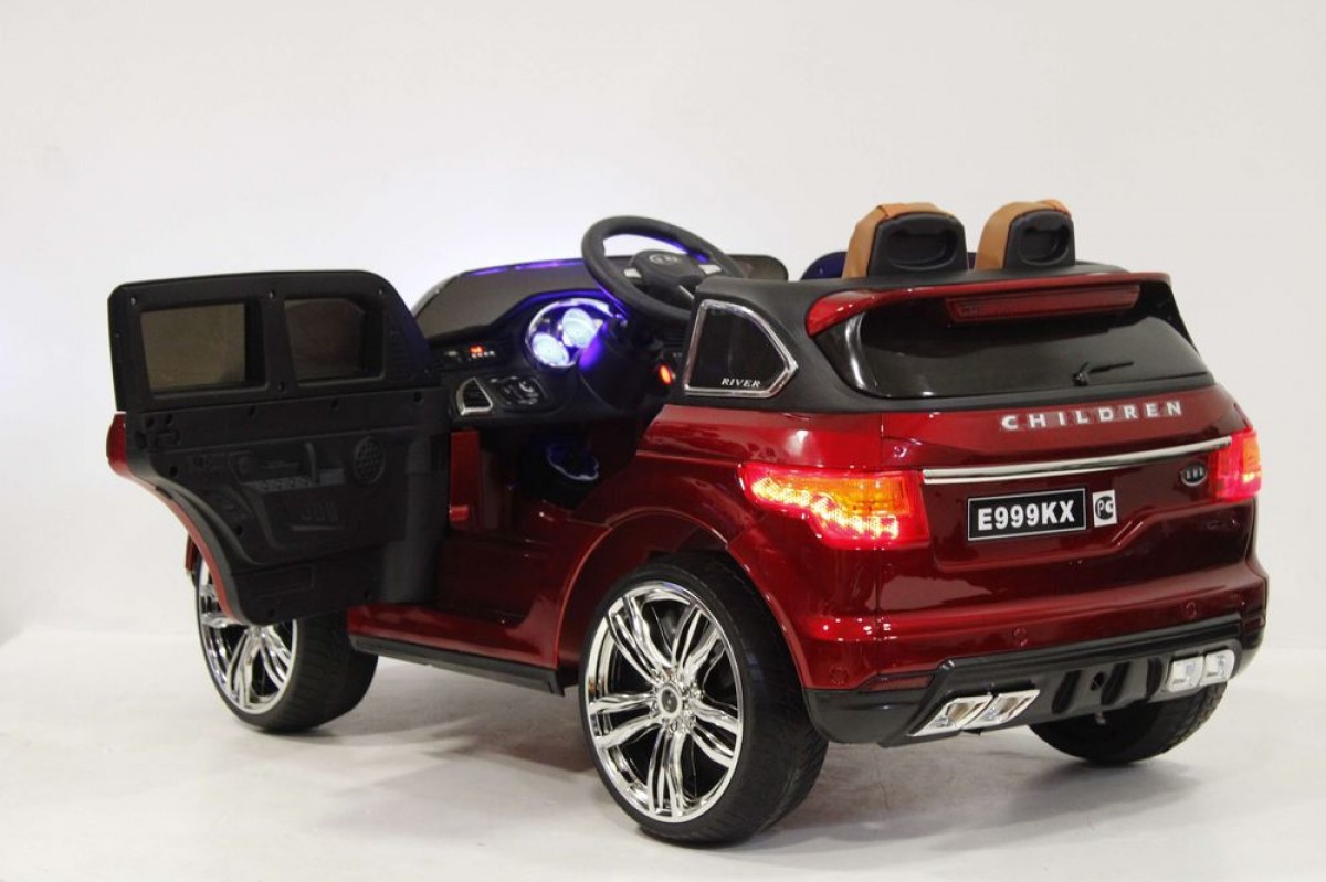 Электромобиль RiverToys Range Rover Sport E999KX вишневый глянец