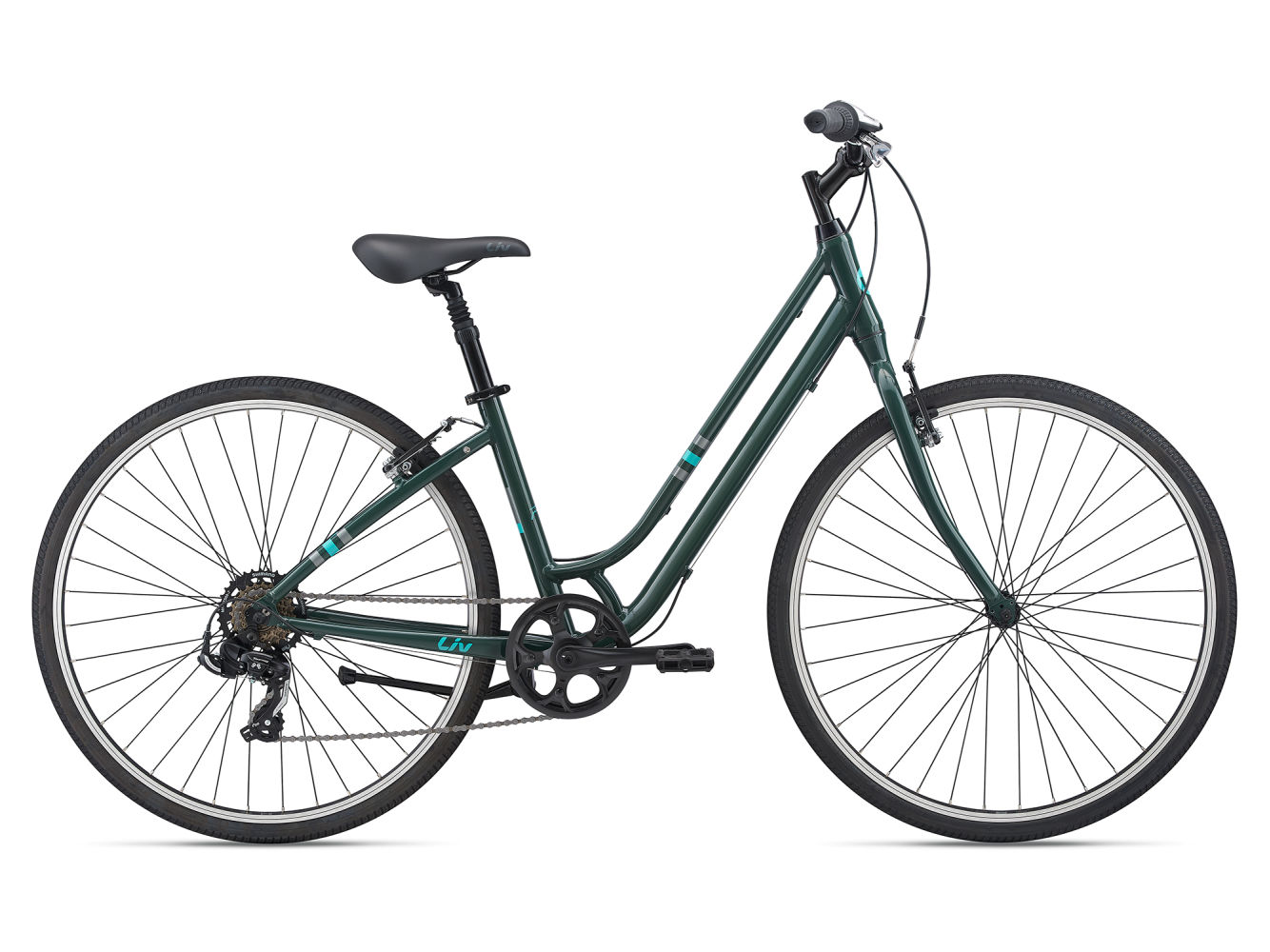 Велосипед Liv Flourish 4 (2021) зеленый (рама: S)
