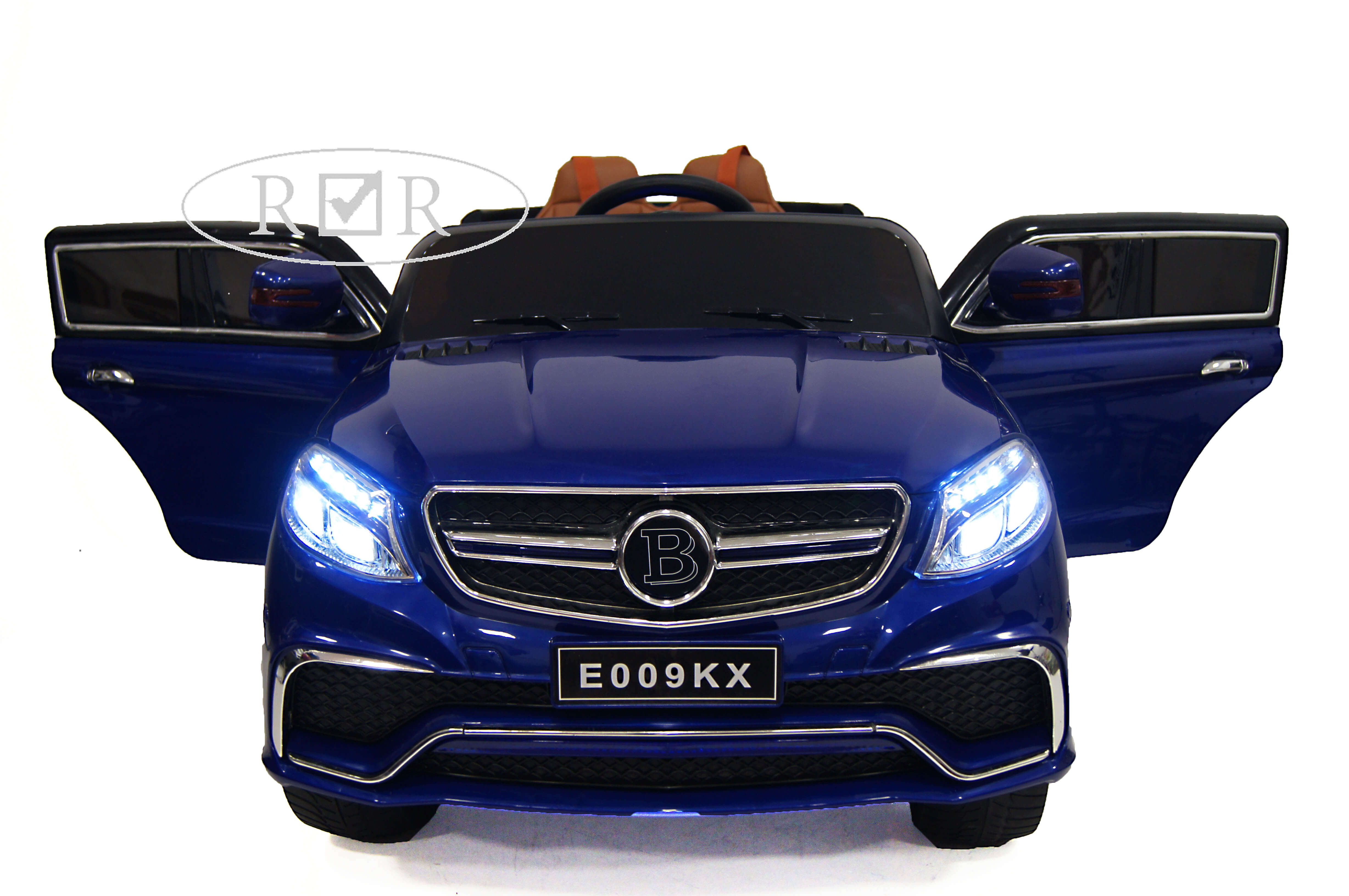 Электромобиль RiverToys Mercedes E009KX синий глянец