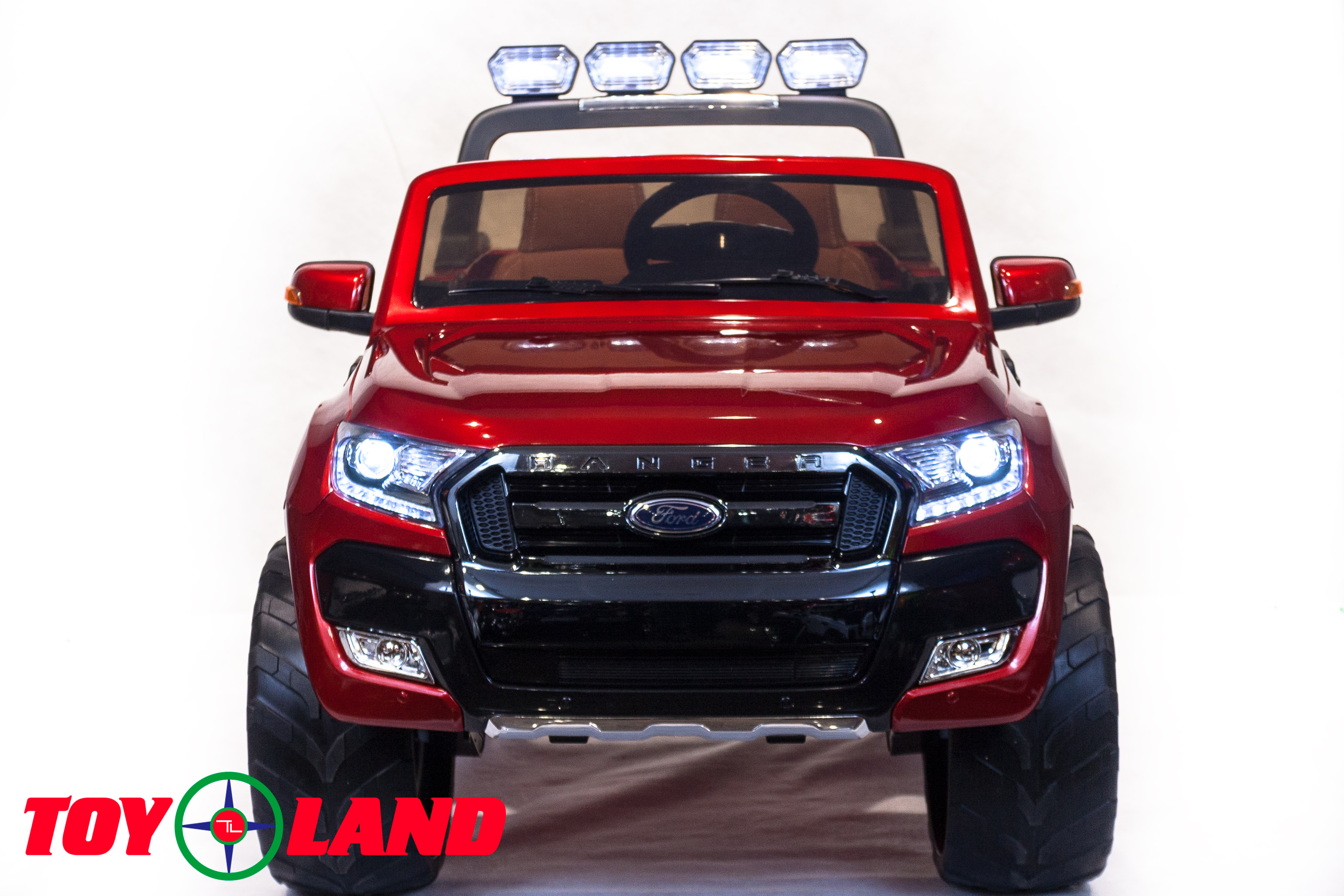 Электромобиль ToyLand Ford Ranger 2017 4x4 красный