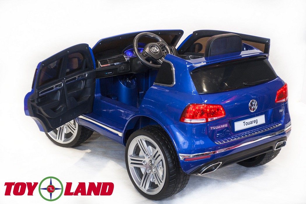 Детский электромобиль ToyLand Volkswagen Touareg синий (краска)