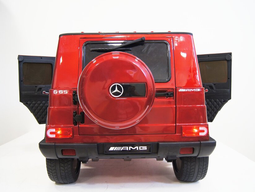 Электромобиль RiverToys Mercedes-Benz G65 AMG вишневый глянец