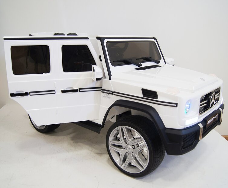 Электромобиль RiverToys Mercedes-Benz G65 AMG белый