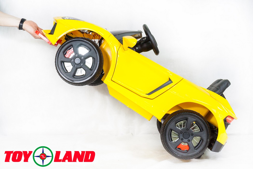 Электромобиль ToyLand Lamborghini BBH 1188 желтый (краска)