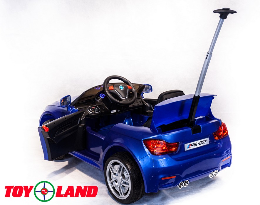 Электромобиль ToyLand BMW 3 PB 807 синий (краска)