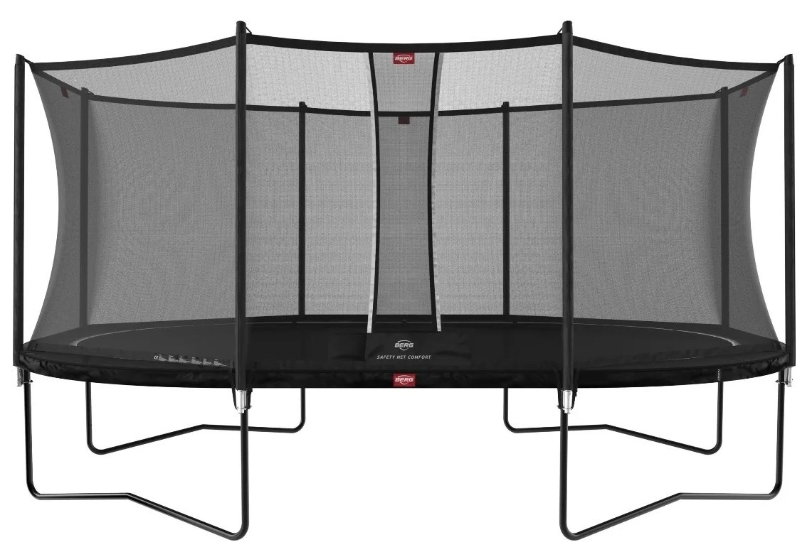 

Батут BERG Grand Favorit Regular 520 Black + защитная сетка Safety Net Comfort, Черный, Grand Favorit Regular 520 Black + защитная сетка Safety Net Comfort