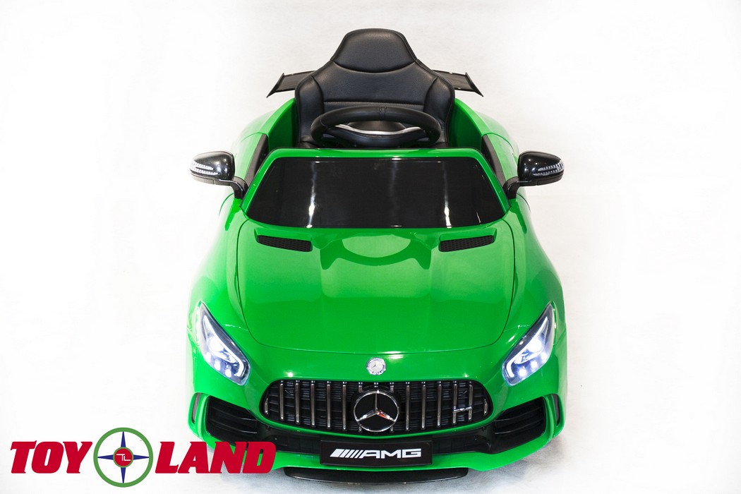 Электромобиль ToyLand Mercedes-Benz GTR зеленый