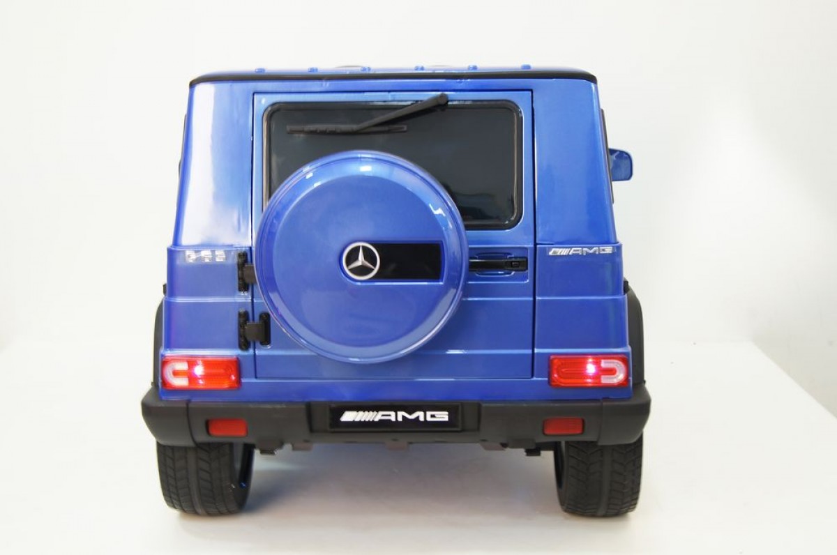 Электромобиль RiverToys Mercedes-Benz G65 AMG 4WD синий глянец