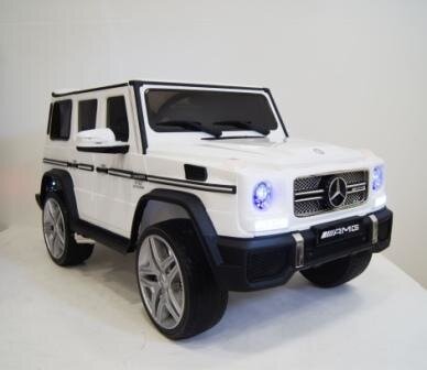 Электромобиль RiverToys Mercedes-Benz G65 AMG белый