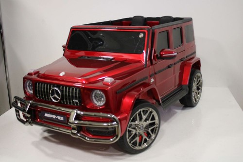 Детский электромобиль RiverToys Mercedes-AMG G63 4WD (S307) вишневый глянец