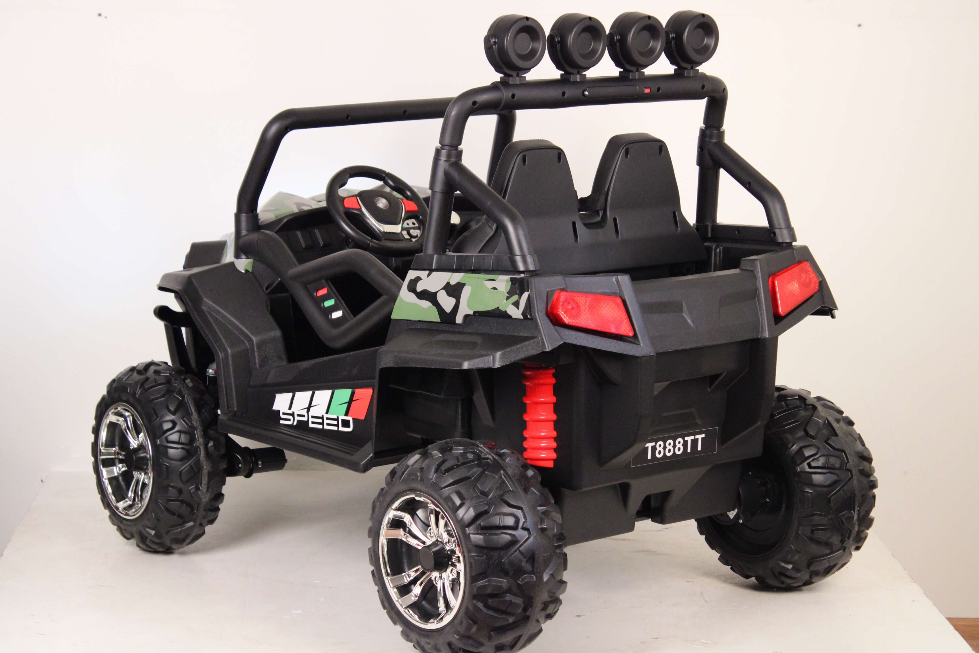 Электромобиль RiverToys T888TT 4WD камуфляж