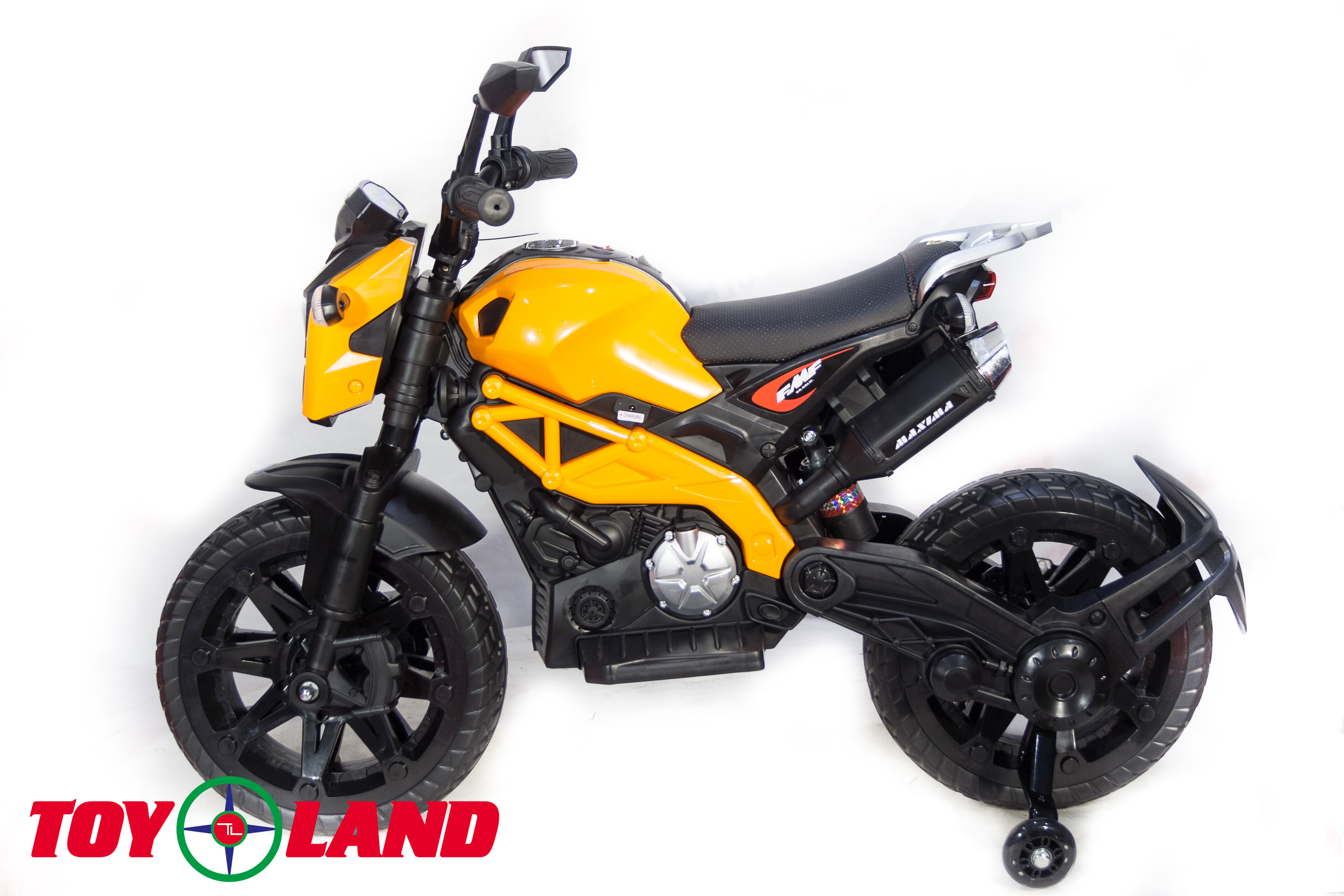 Электромотоцикл ToyLand Moto Sport DLS01 оранжевый