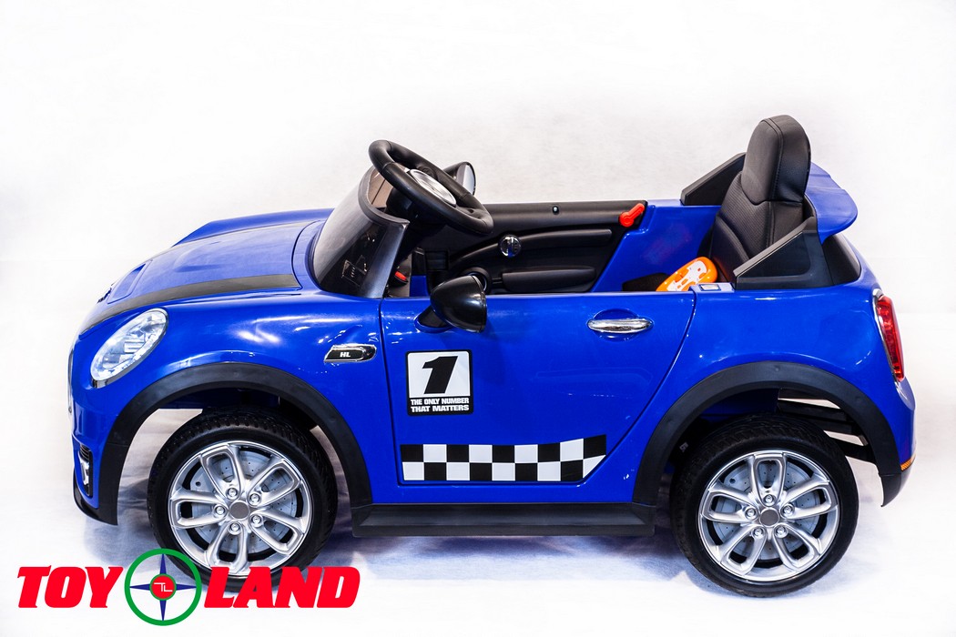 Электромобиль ToyLand Mini Cooper HL 198 синий