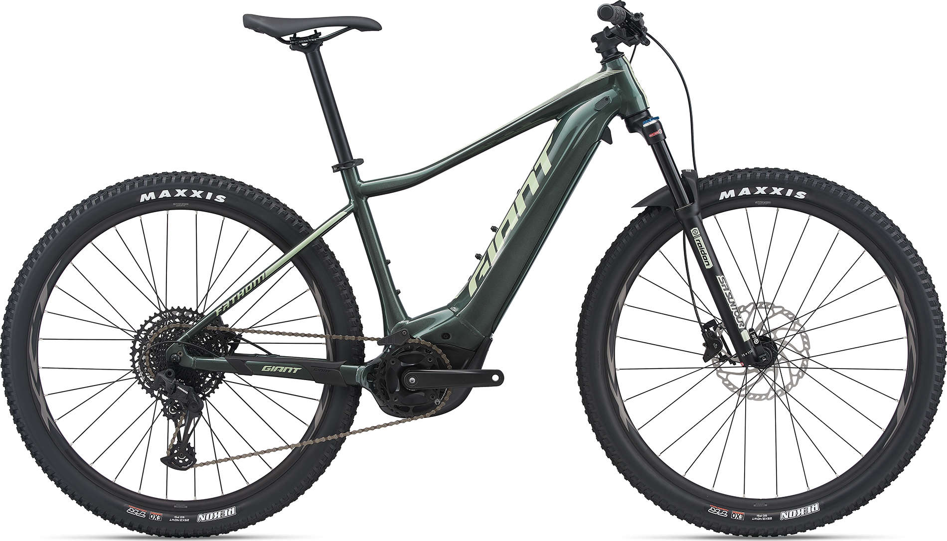 Велосипед Giant Fathom E+ 1 29er зеленый (рама: L, M)