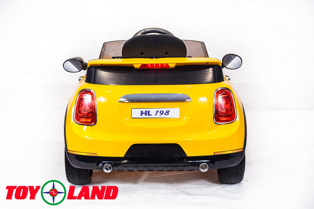 Электромобиль ToyLand Mini Cooper HL 198 желтый