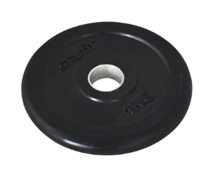 

Диск обрезиненный Starfit BB-202, d=26 мм, черный, 1 кг Starfit, BB-202, d=26 мм, черный, 1 кг