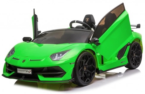 Детский электромобиль RiverToys Lamborghini Aventador SVJ (A333MP) зеленый