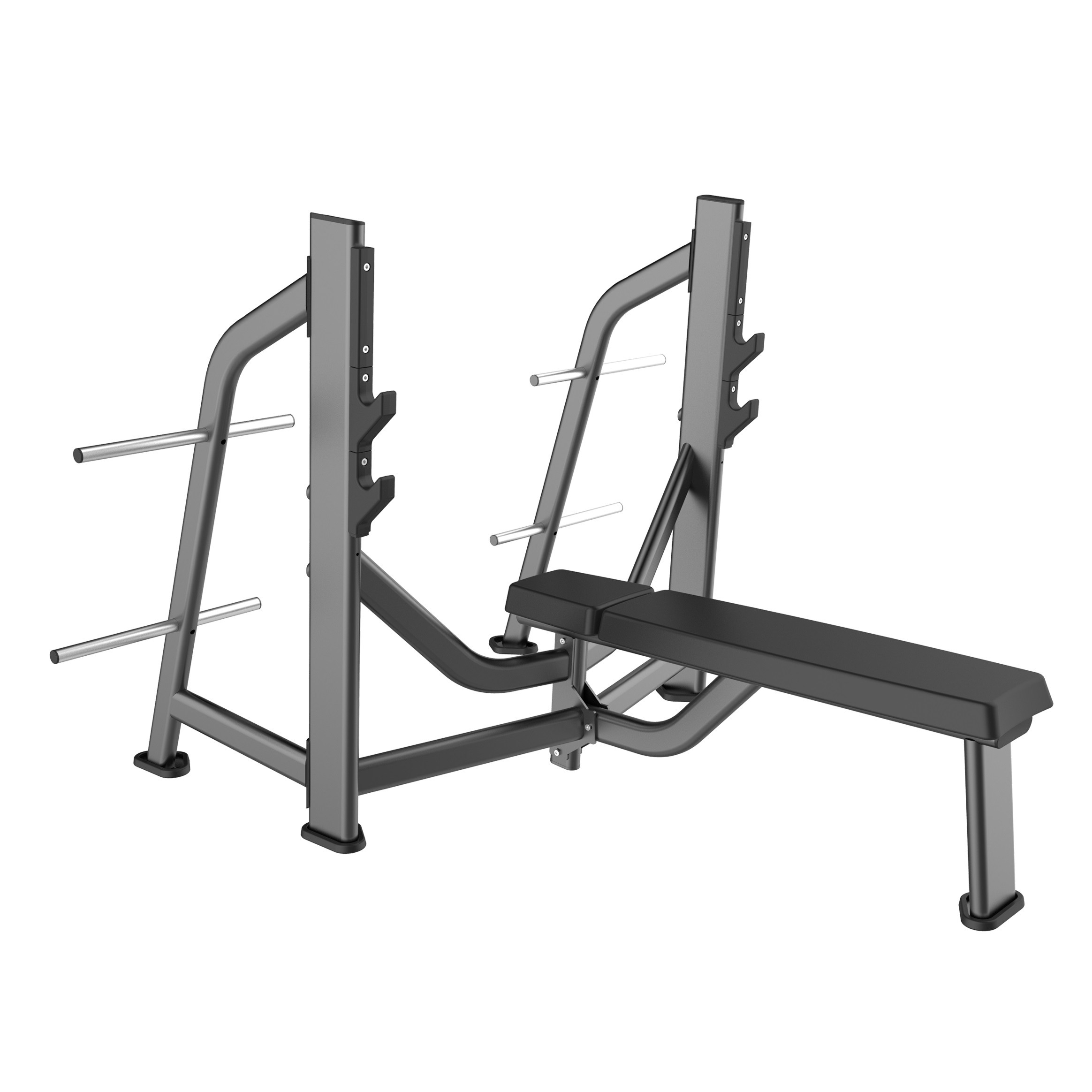 

Скамья-стойка для жима штанги лежа DHZ Olympic Bench E-7043, Olympic Bench E-7043