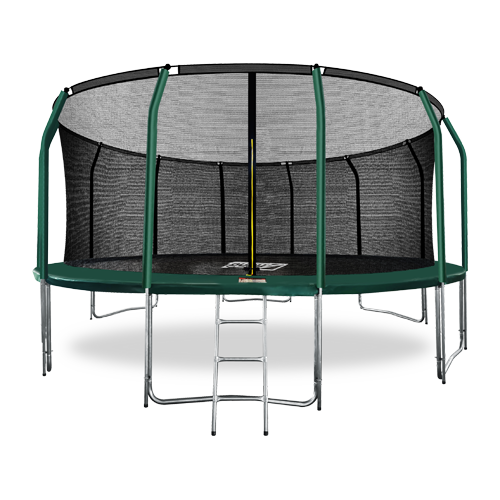 

Батут премиум с внутренней сеткой и лестницей ARLAND 16FT (Dark Green), 16FT (Dark Green)