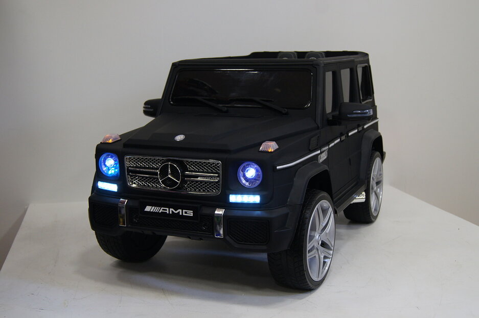 Электромобиль RiverToys Mercedes-Benz G65 AMG черный матовый