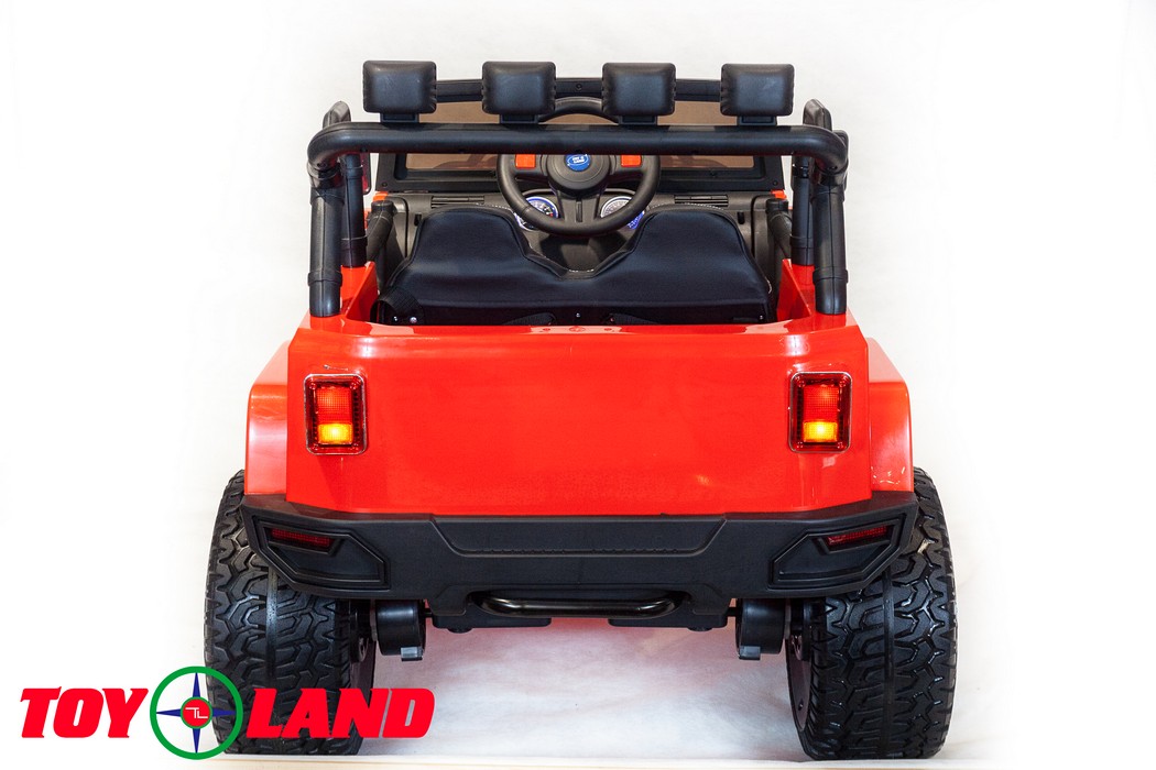 Электромобиль ToyLand Jeep WHE 1688 4Х4 красный