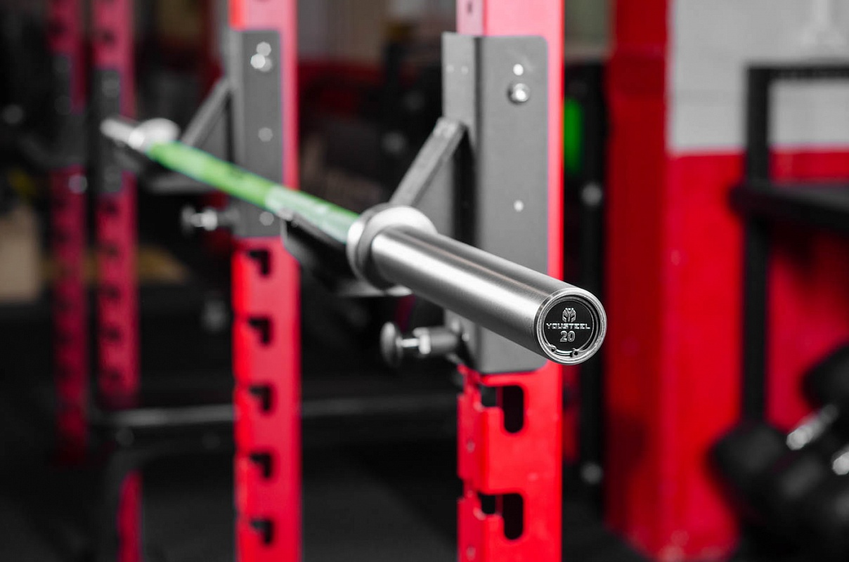 Гриф Yousteel CrossTraining Bar XF-20, GREEN - CHROME