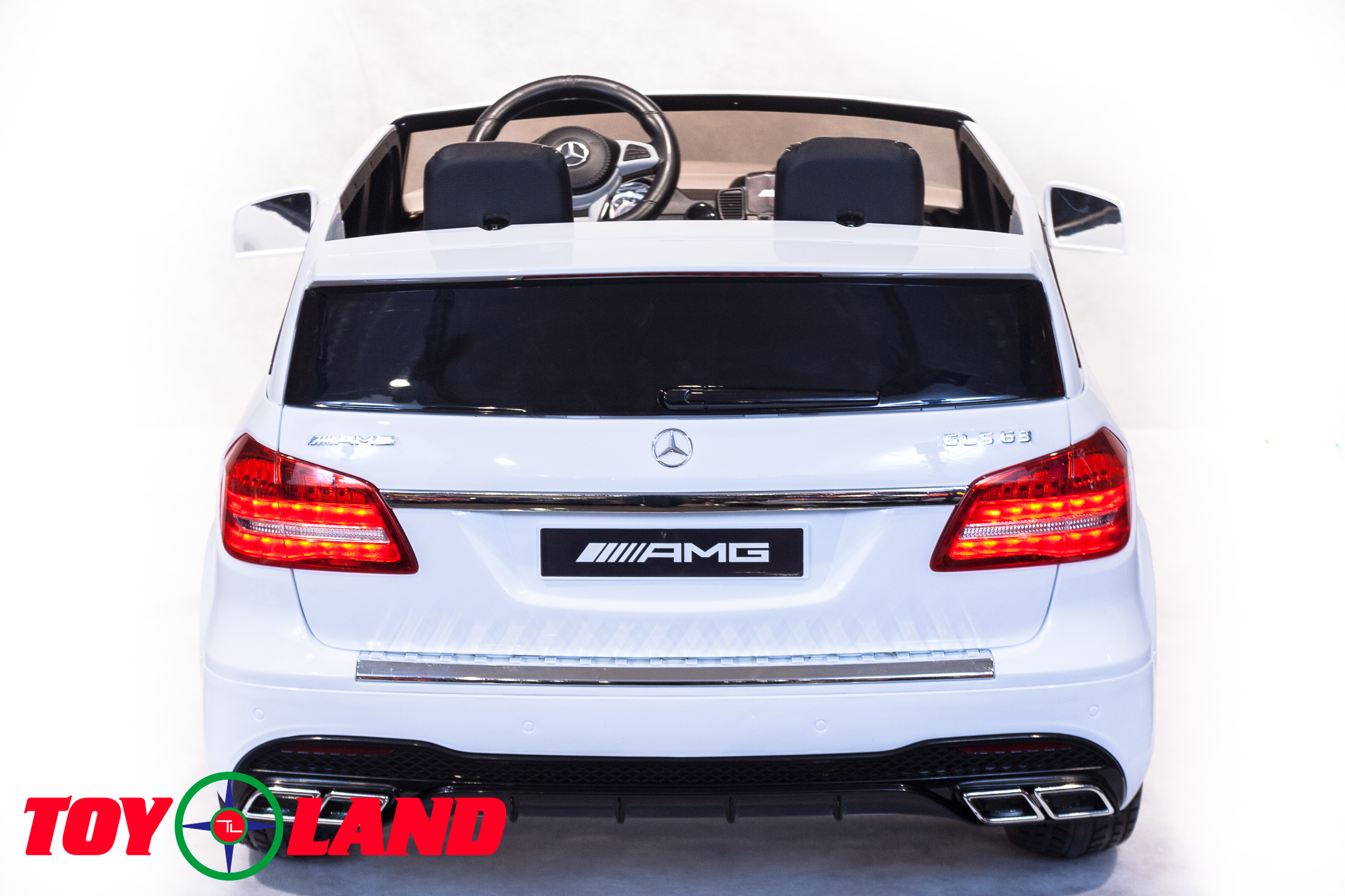 Детский электромобиль ToyLand Mercedes-Benz GLS63 AMG белый