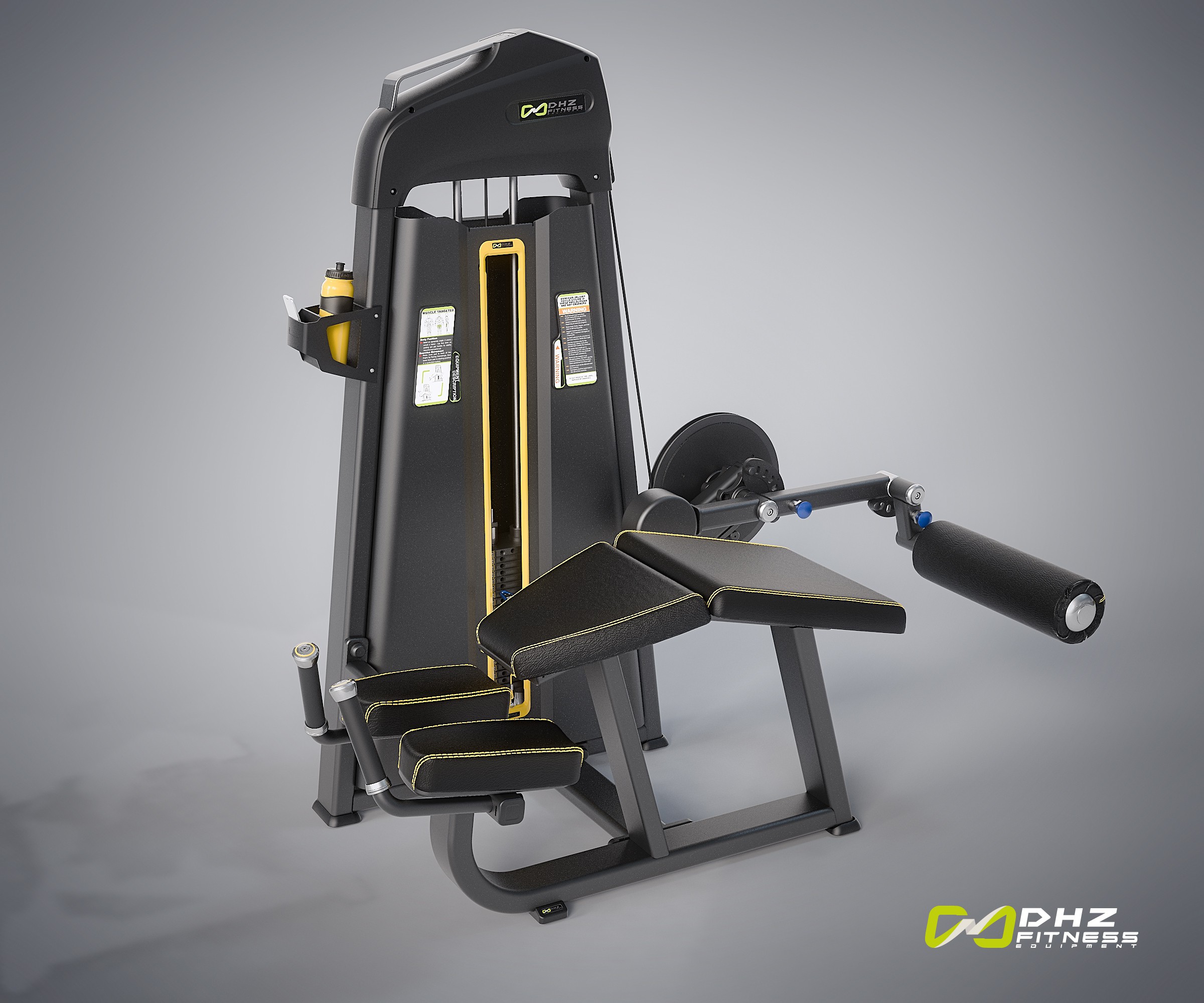 Сгибание ног лежа DHZ Prone Leg Cur Стек 135 кг E-1001B